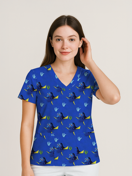 Top Clinico Dori Azul Rey XS