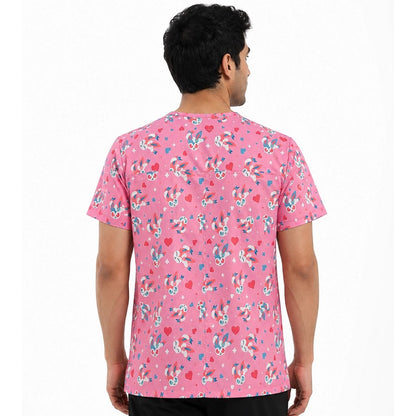 Sylveon Rosado Top Clínico Hombre (A pedido)