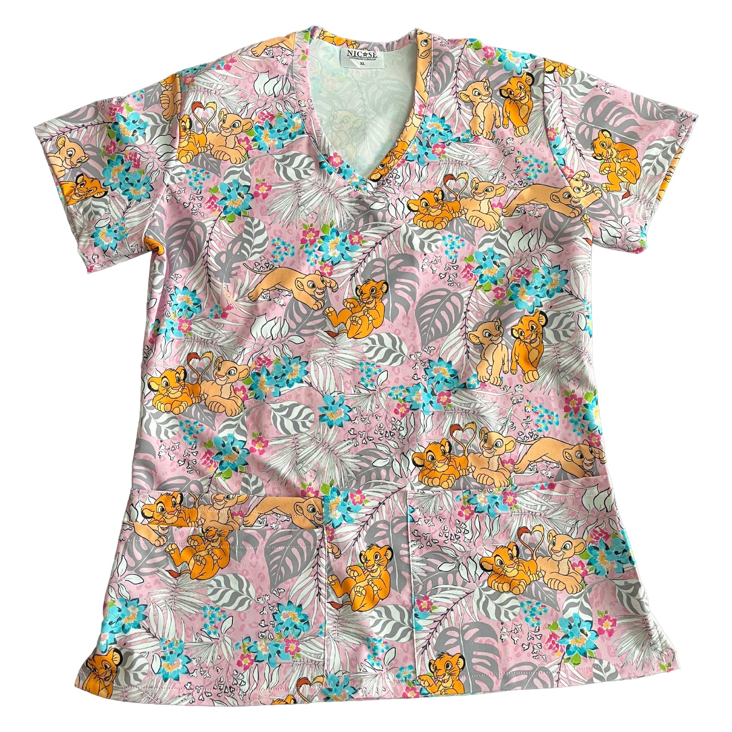 El Rey León Top Clinico Mujer (A pedido)