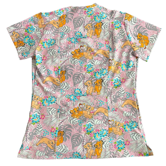 El Rey León Top Clinico Mujer (A pedido)