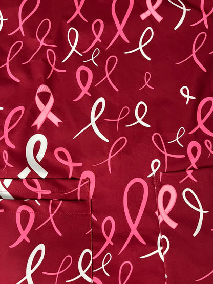 Esperanza rosas burdeo Top Clinico Mujer (A pedido)