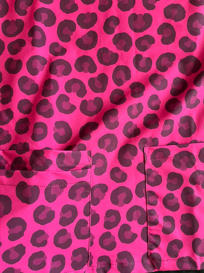 Animal Print Power Top Clinico Mujer (A pedido)