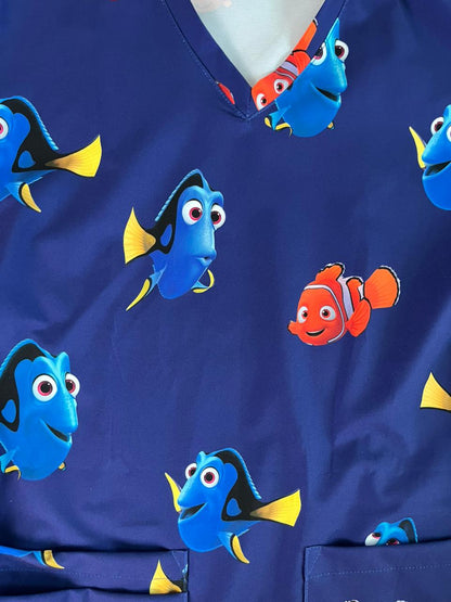 Dori & Nemo Top Clinico Mujer (A pedido)