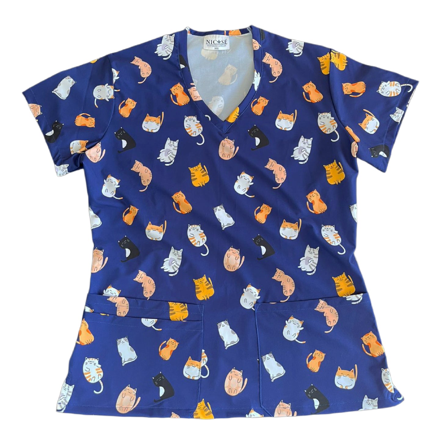 Gatitos kawaii Top Clinico Mujer (A pedido)