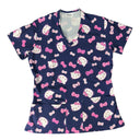 Hello Kitty azul marino Top Clinico Mujer (A pedido)