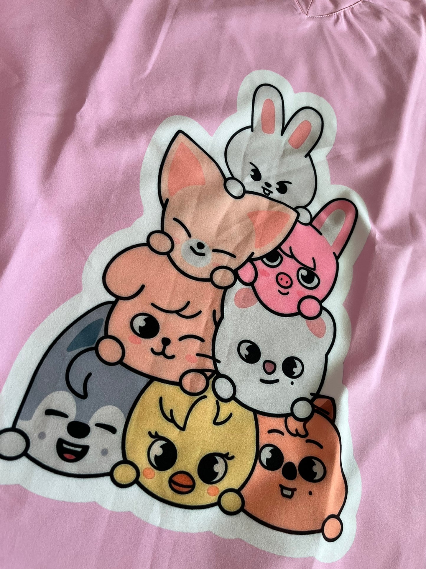 SKZOO Rosa Top Clínico Mujer (A pedido)