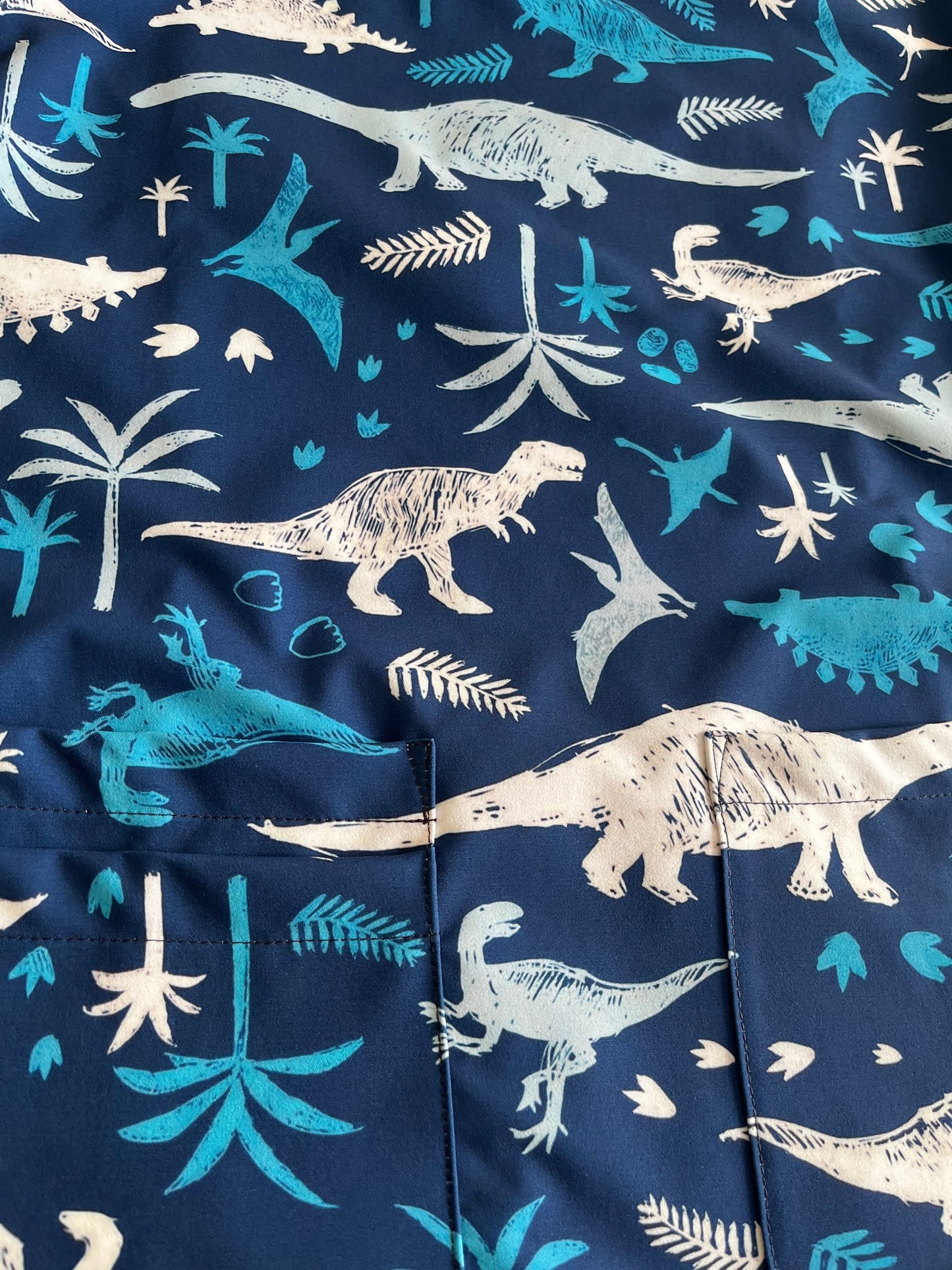 Top clínico dinosaurios mujer - Talla S