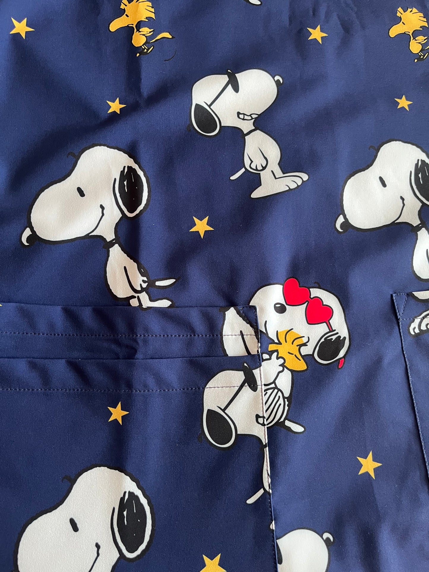 Top Clínico Snoopy Azul Marino Mujer 2XL