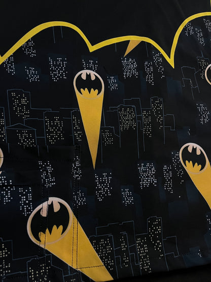 Top Clínico Batman Negro Hombre (A pedido)