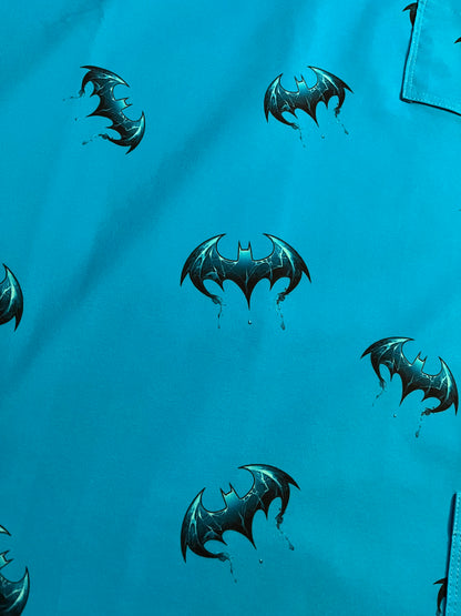 Top Clínico Batman Turquesa Hombre (A pedido)
