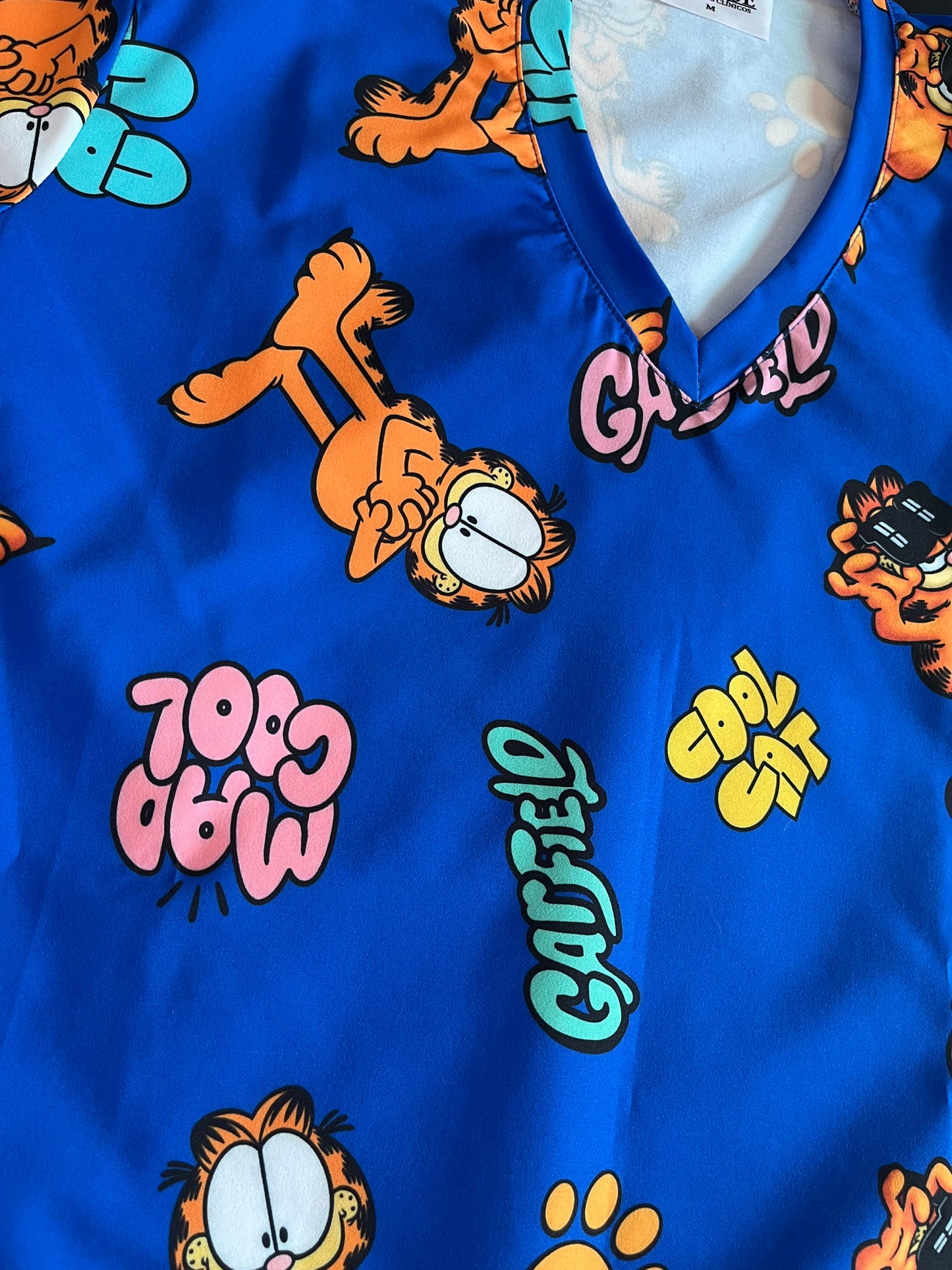 Garfield Top Clínico Mujer (A pedido)