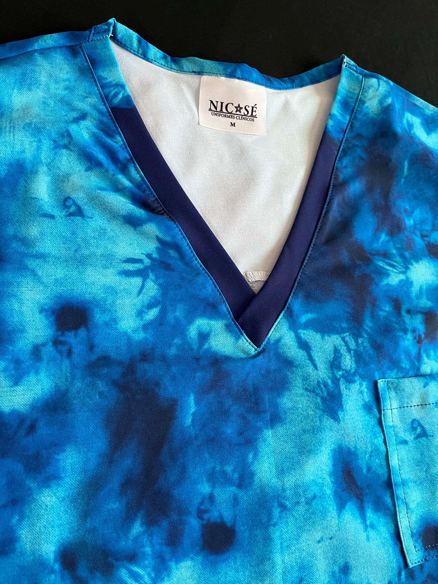 Top Clínico Hombre Nicosé Tye Dye (A pedido)