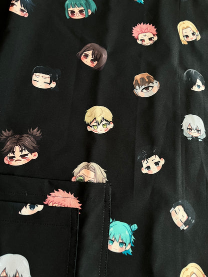 Top clínico Jujutsu Kaisen hombre - Talla S