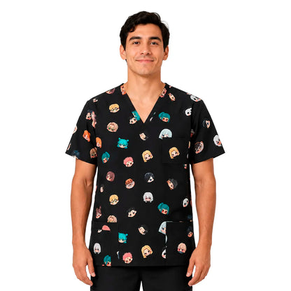 Top clínico Jujutsu Kaisen hombre - Talla S