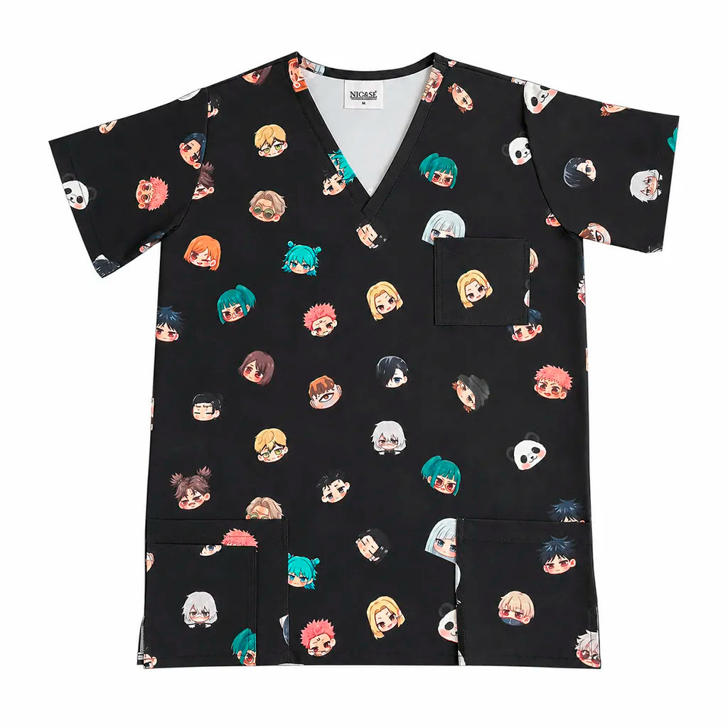Top clínico Jujutsu Kaisen hombre - Talla S