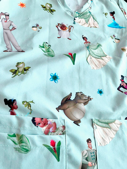 La Princesa y el Sapo Top Clínico Mujer (A pedido)