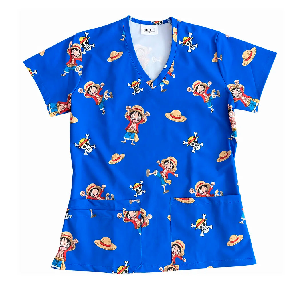 Luffy Top Clínico Mujer (A pedido)
