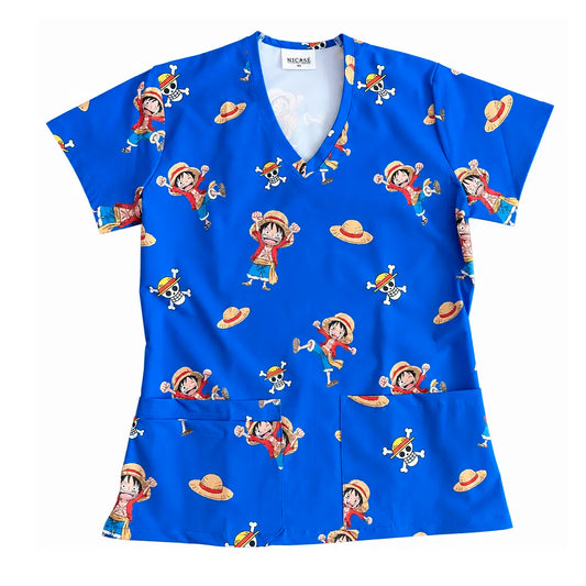 Luffy Top Clínico Mujer (A pedido)