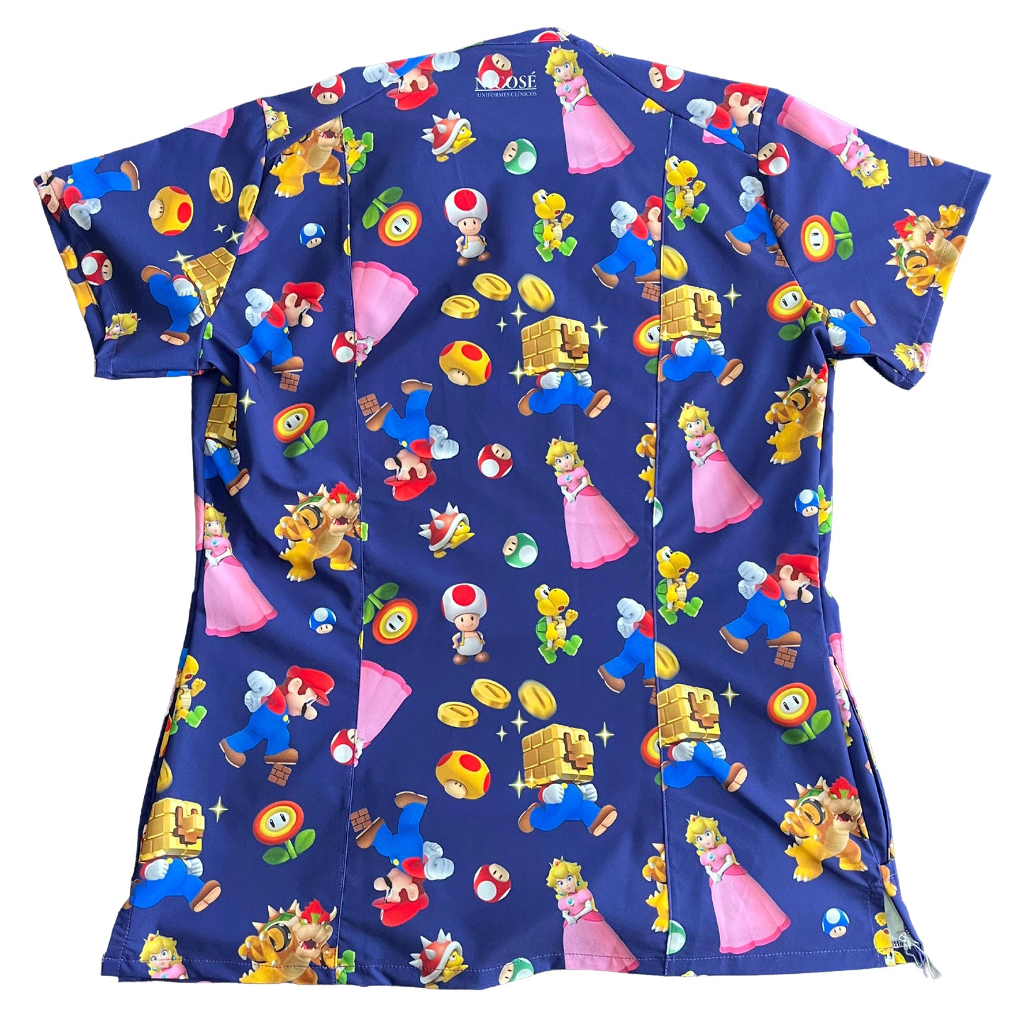 Mario Bros Top Clinico Mujer (A pedido)