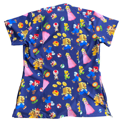 Mario Bros Top Clinico Mujer (A pedido)