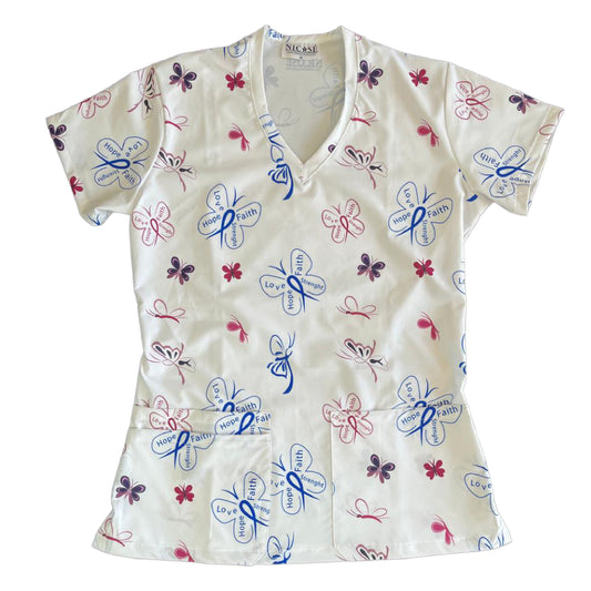 Mariposas Top Clinico Mujer (A pedido)