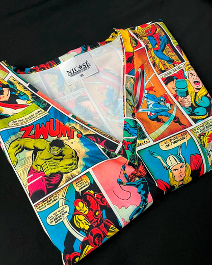 Top Clinico Hombre Marvel (A pedido)