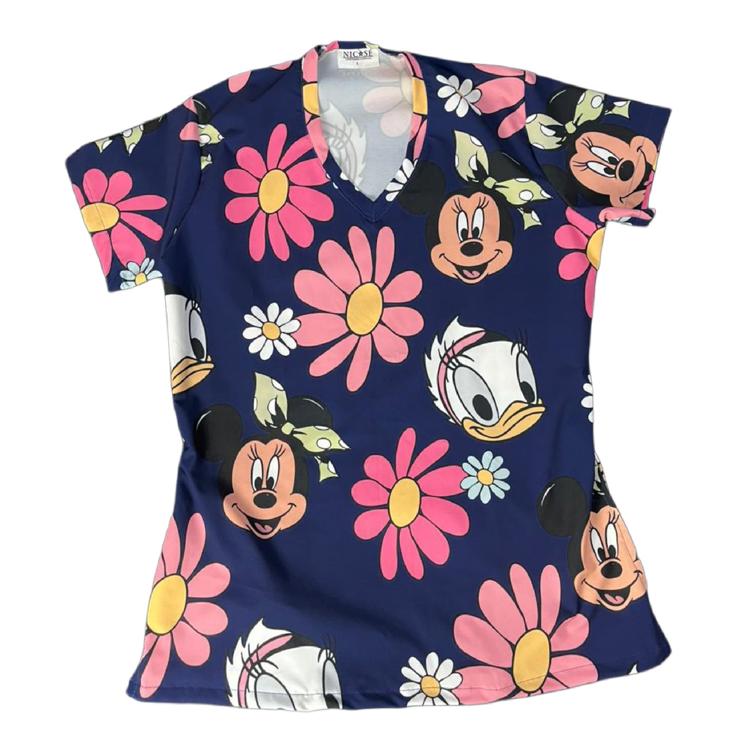 Minnie Daisy Top Clinico Mujer (A pedido)