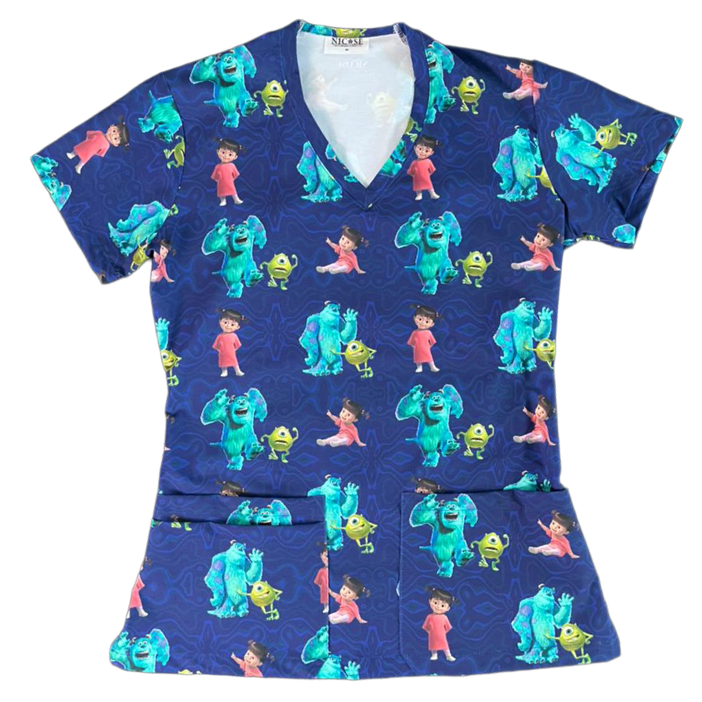 Dúo Monstruo y tierno Top Clinico Mujer (A pedido)