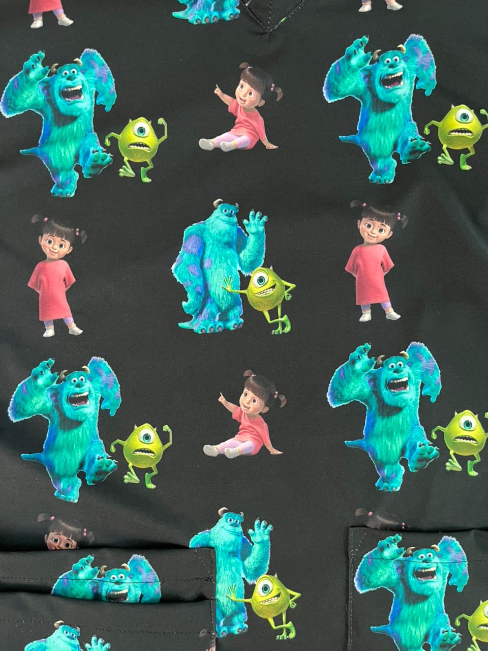 Dúo Monstruo y tierno Top Clinico Mujer (A pedido)