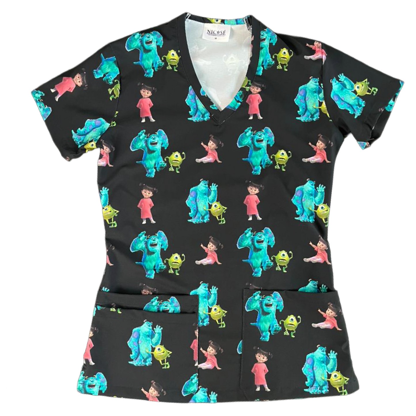 Dúo Monstruo y tierno Top Clinico Mujer (A pedido)