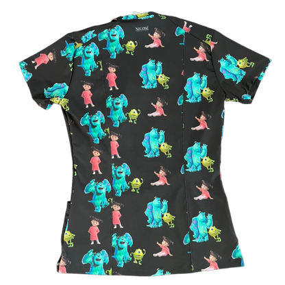 Dúo Monstruo y tierno Top Clinico Mujer (A pedido)