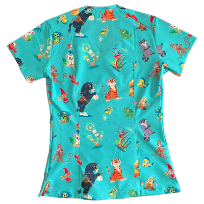 Mundo Encantado Top Clínico Mujer (A pedido)