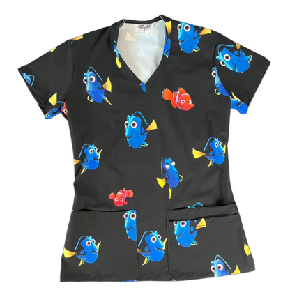 Dori & Nemo Top Clinico Mujer (A pedido)