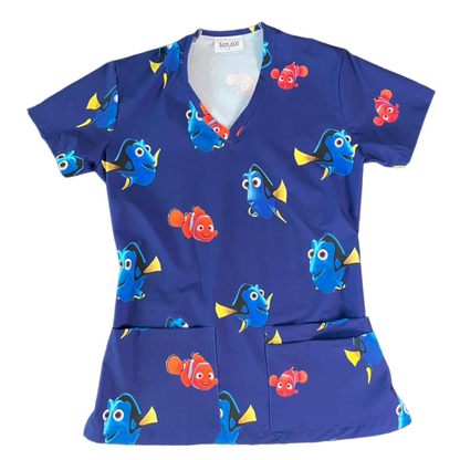 Dori & Nemo Top Clinico Mujer (A pedido)