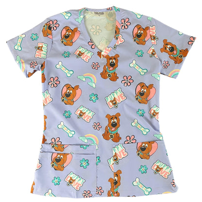 Scooby Doo Top Clinico Mujer (A pedido)