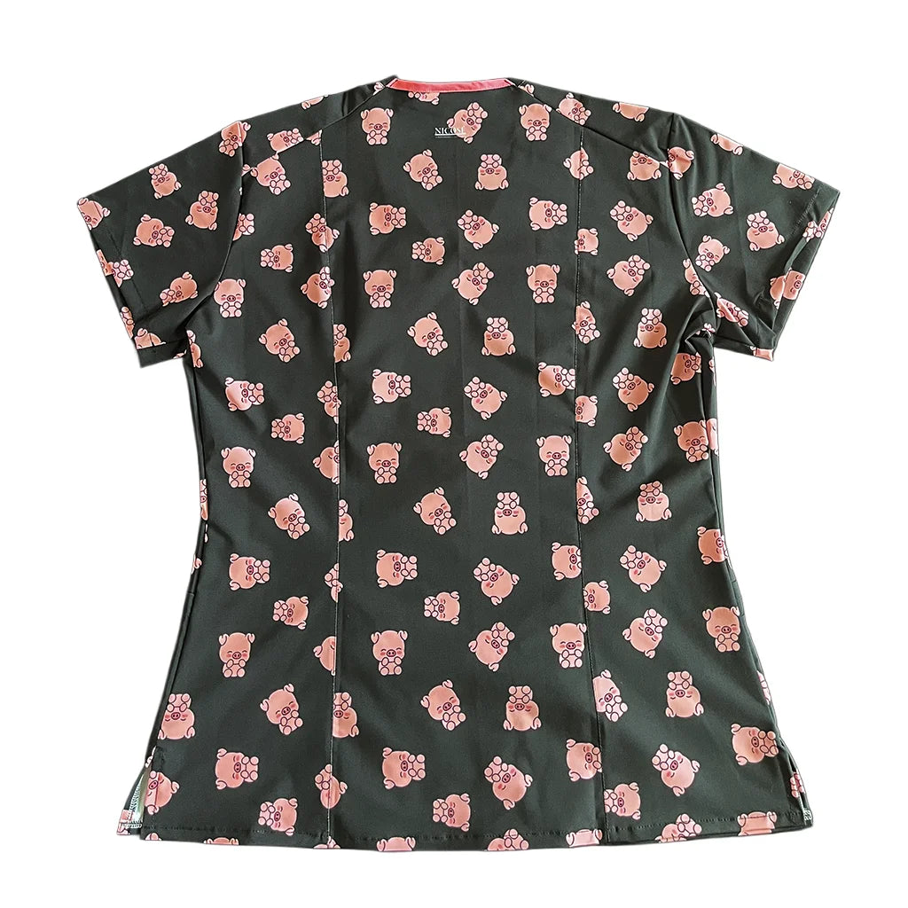 Cerditos Top Clínico Mujer (A pedido)