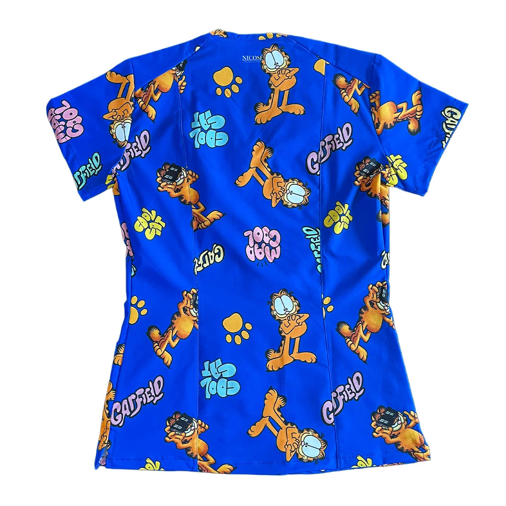 Garfield Top Clínico Mujer (A pedido)