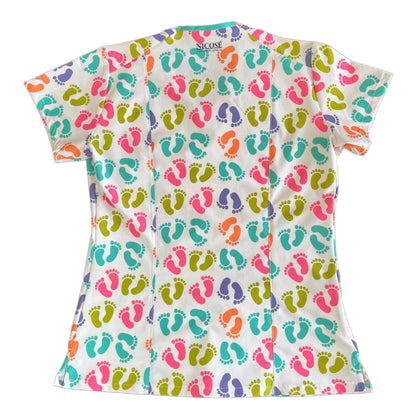 Pies de colores Top Clinico Mujer (A pedido)