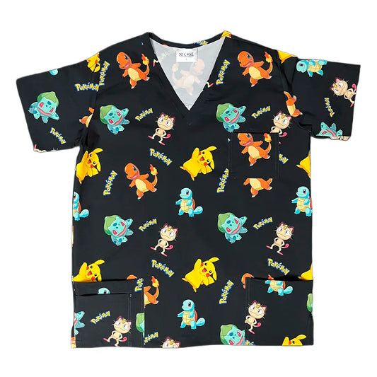 Top Clínico Hombre Pokémon (A pedido)