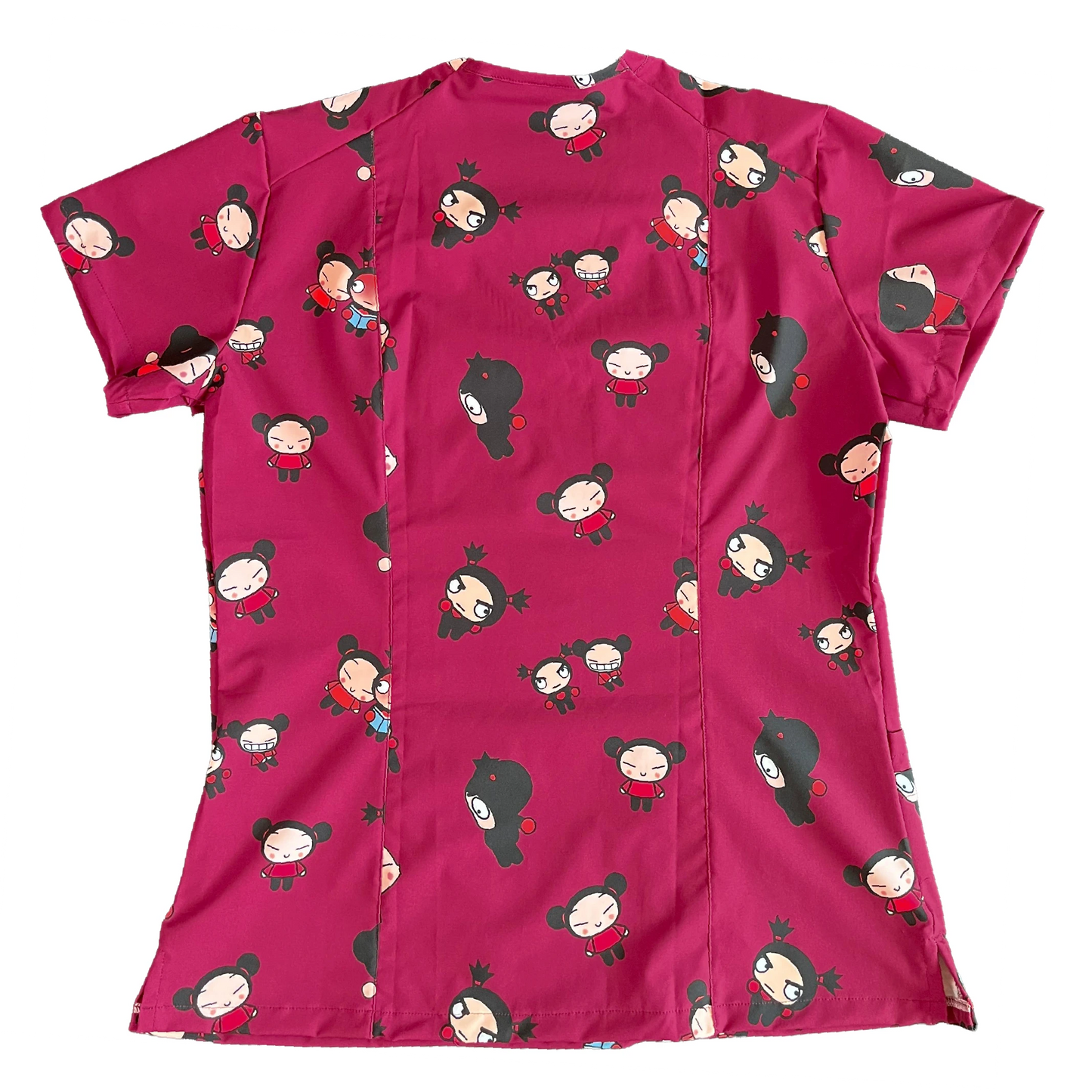 Pucca y Garu Top Clinico Mujer (A pedido)