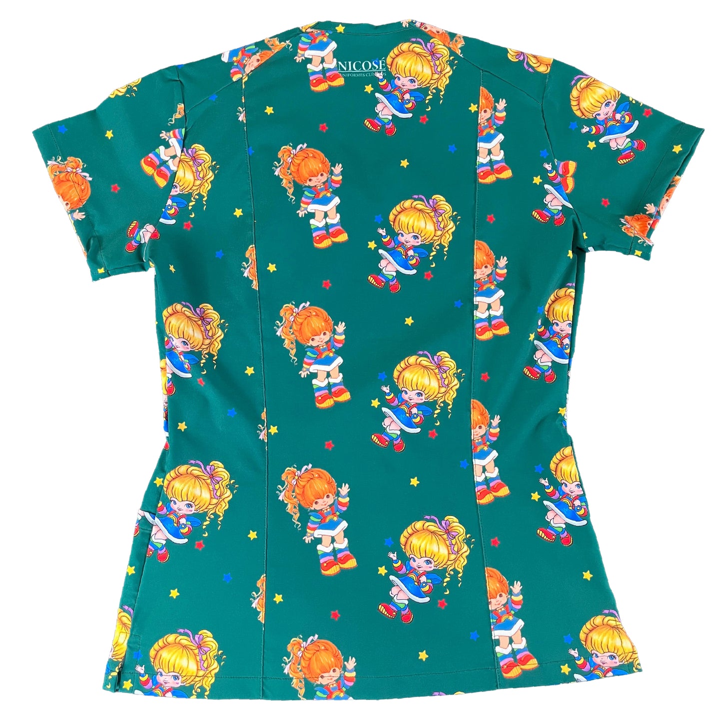 Rainbow Brite Top Clinico Mujer (A pedido)