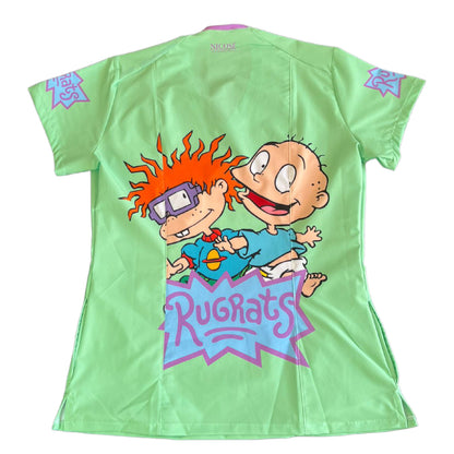 Rugrats verde Top Clinico Mujer (A pedido)