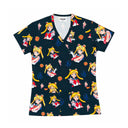 Sailor Moon Azul Marino Top Clinico Mujer (A pedido)