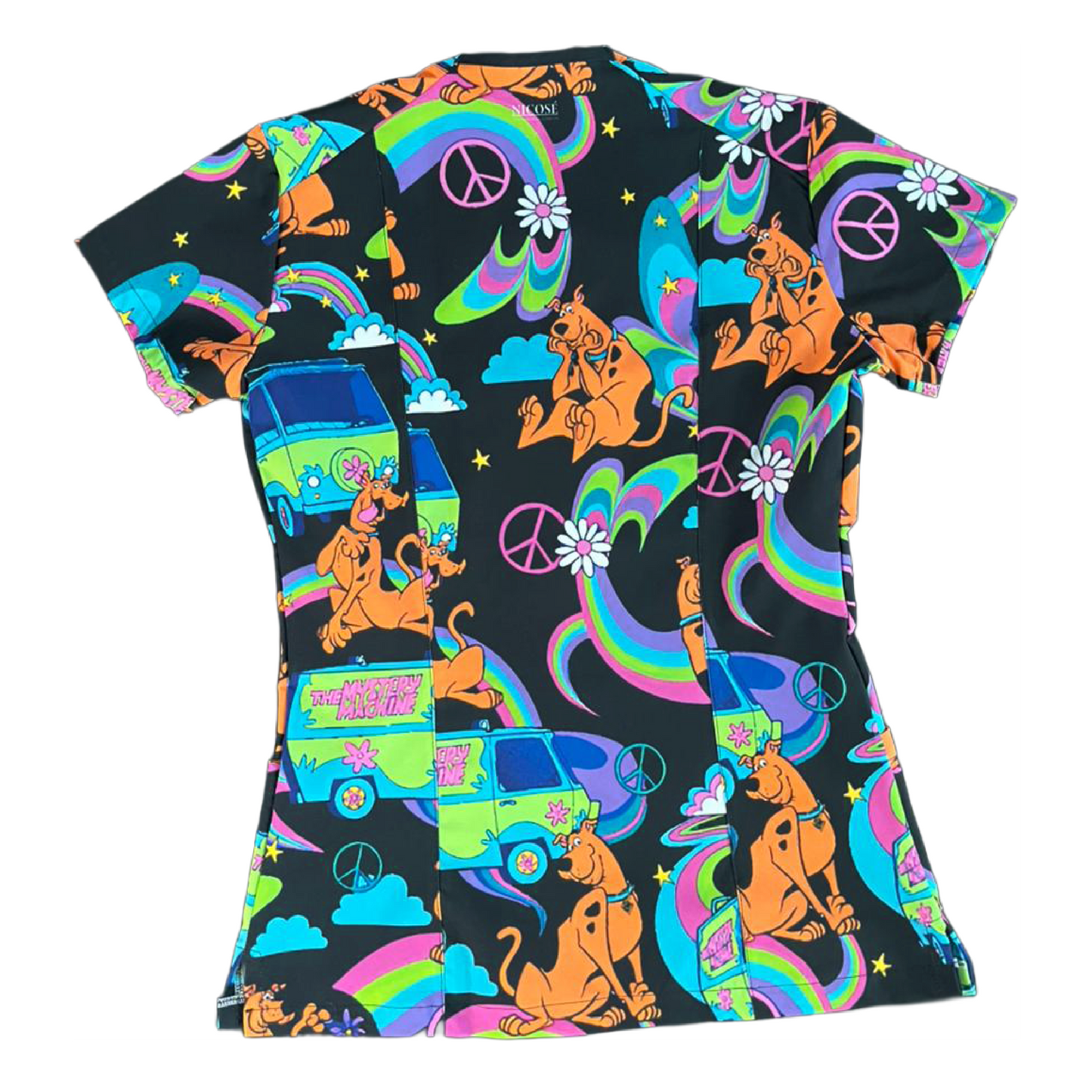 Scooby doo Peace Top Clinico Mujer (A pedido)