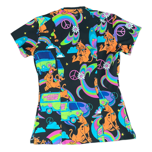Scooby doo Peace Top Clinico Mujer (A pedido)