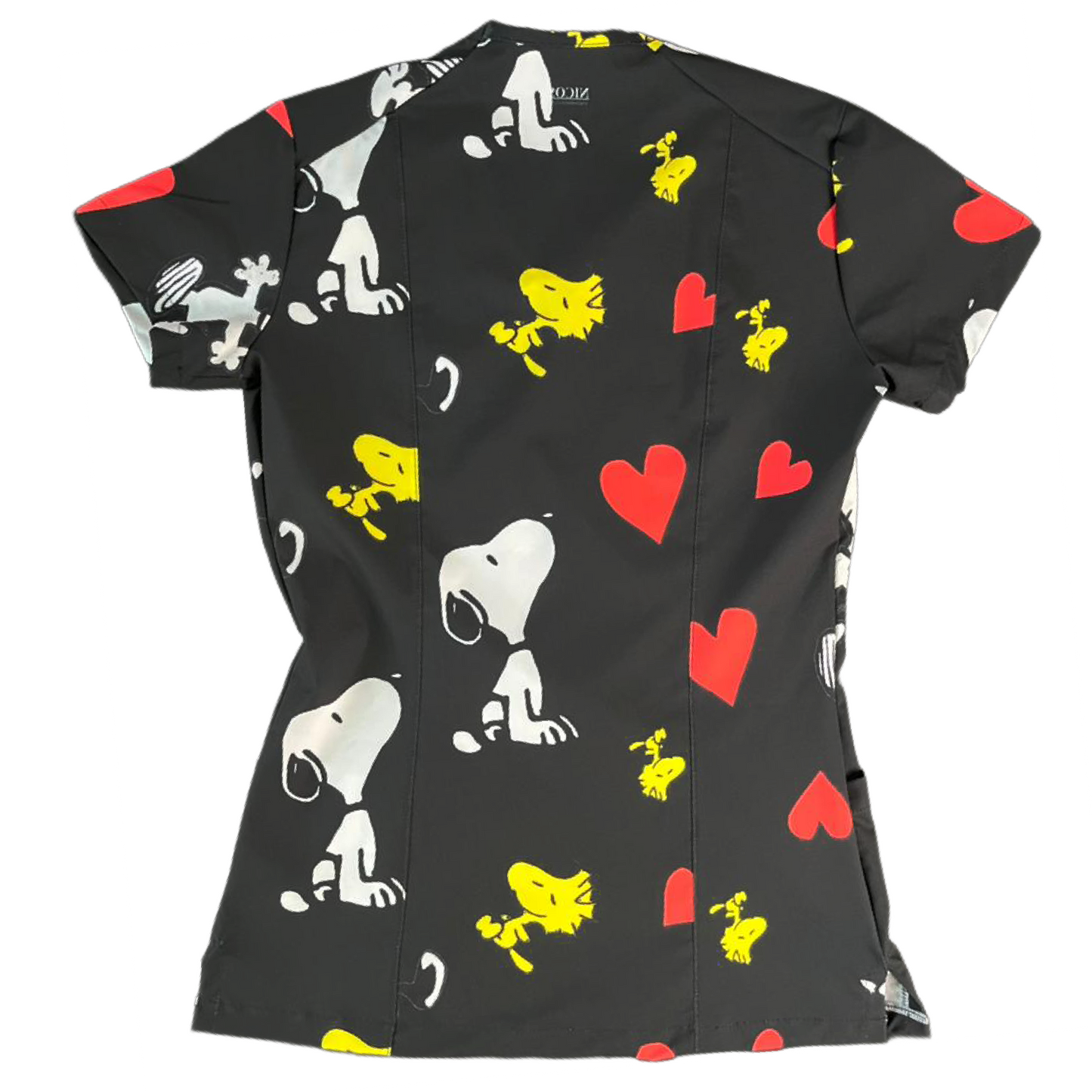 Snoopy corazones Top Clinico Mujer (A pedido)