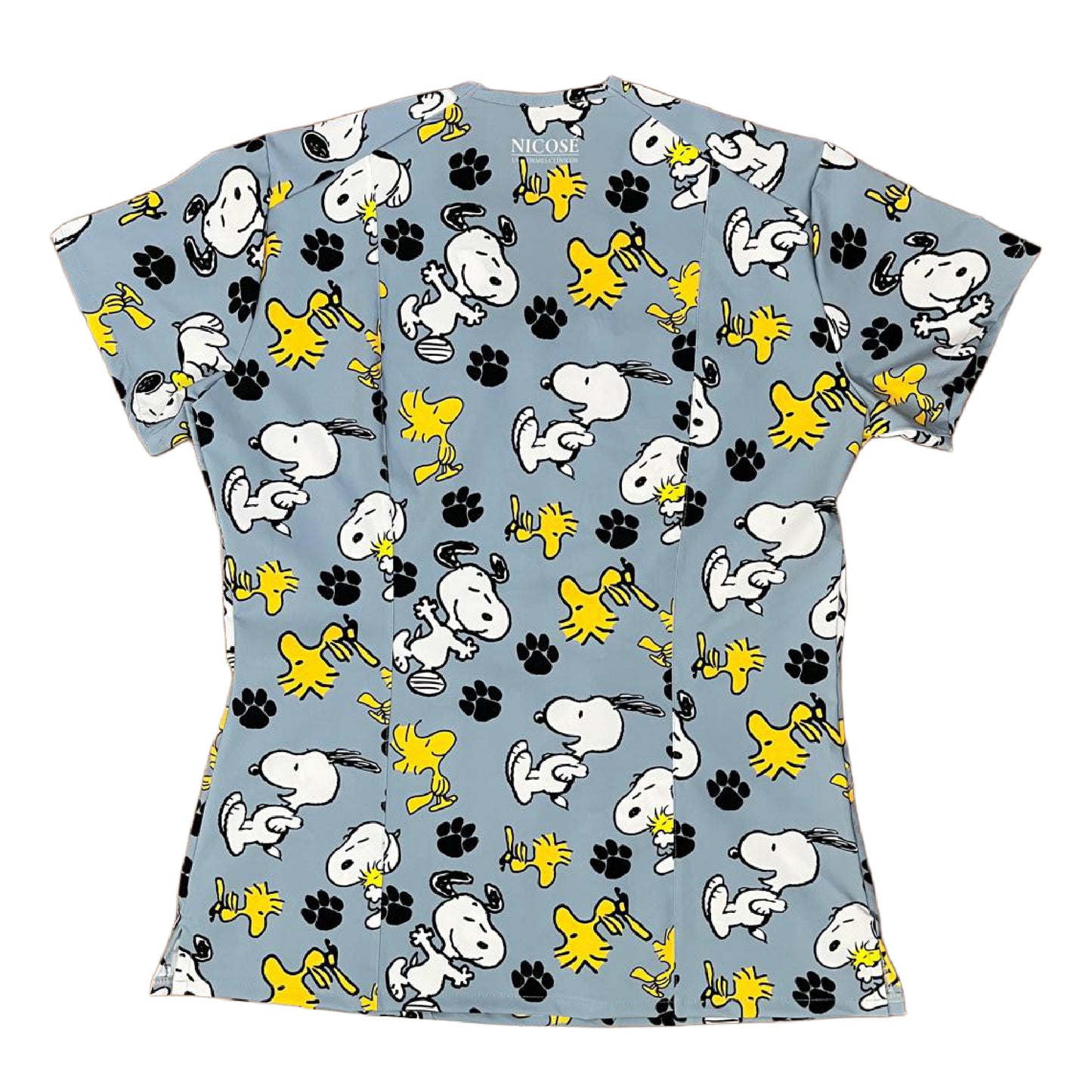 Snoopy gris Top Clinico Mujer (A pedido)
