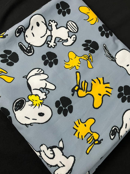 Snoopy gris Top Clinico Mujer (A pedido)