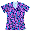 Stitch Top Clinico Morado Mujer (A pedido)