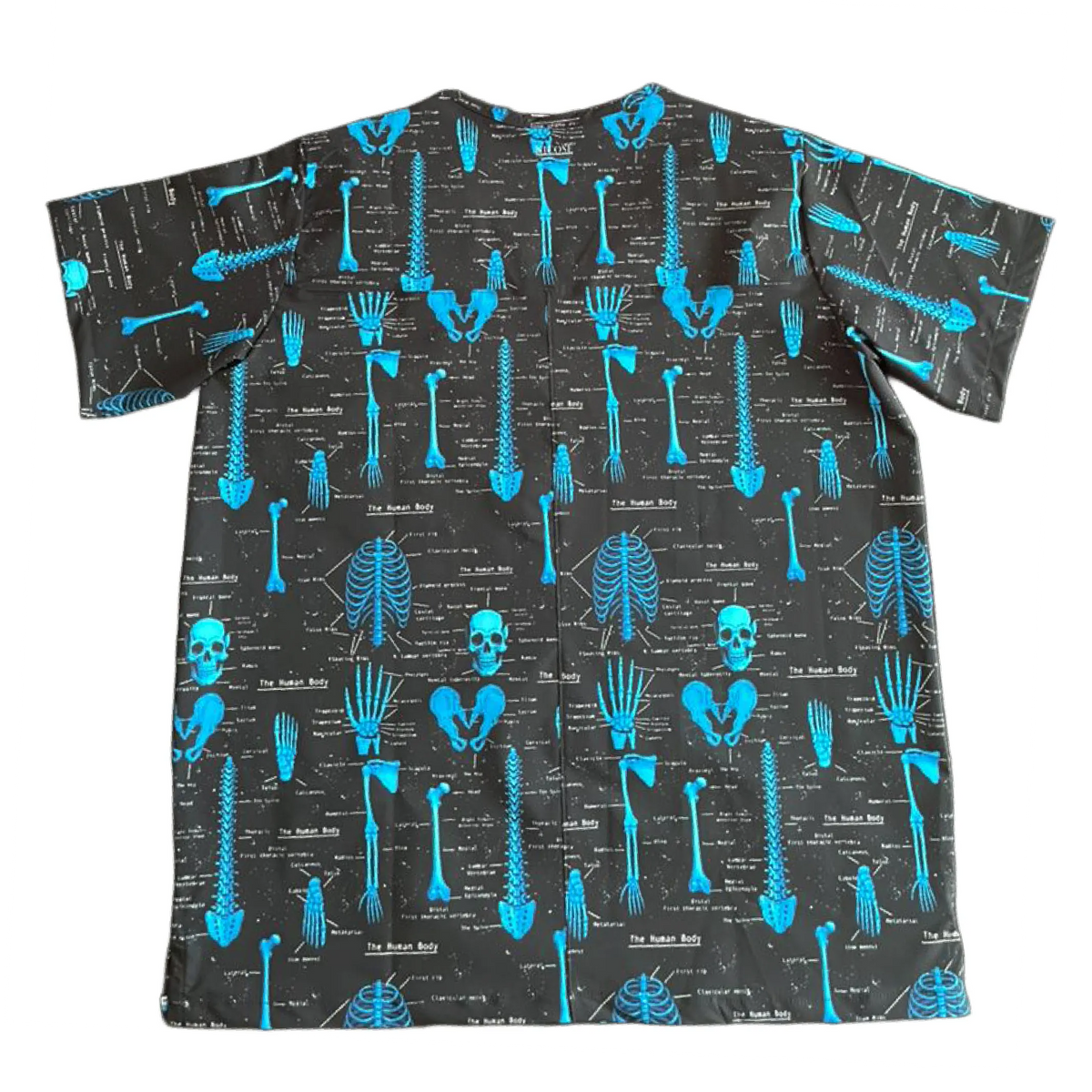 Top clínico de hombre con diseño The Human Body - Talla M, vista 2